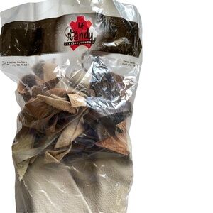 TANDY LEATHER COMPANY Premium CRAFT LEATHER Pieces Large Bag